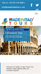 Mobile Screenshot of madeinitalytours.com